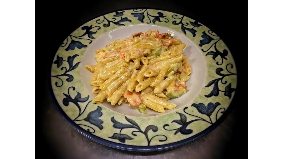 Penne al salmone