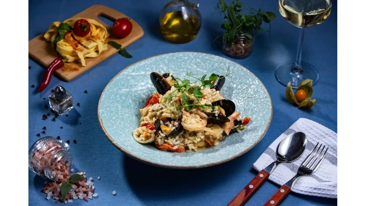 Risotto cu fructe de mare