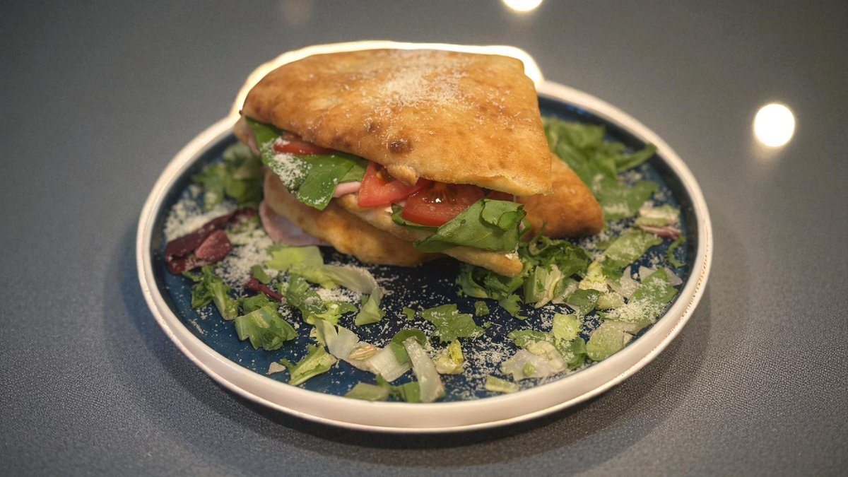 Sandwich mortadella e Philadelphia