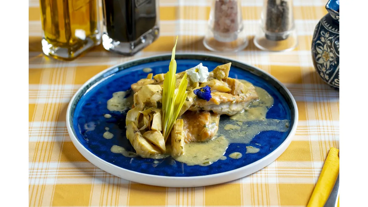 Scalopina con carciofi
