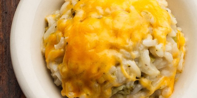 Broccoli and Rice Au Gratin