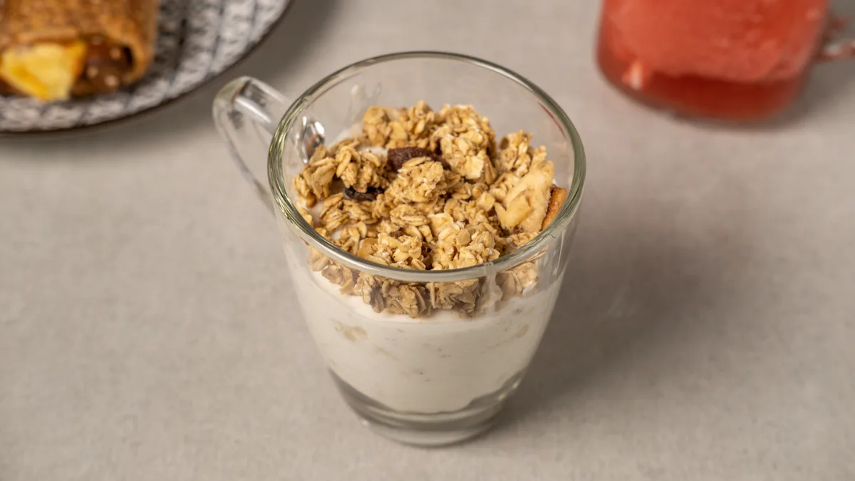 Banana and Honey Yogurt with Bio Granola
