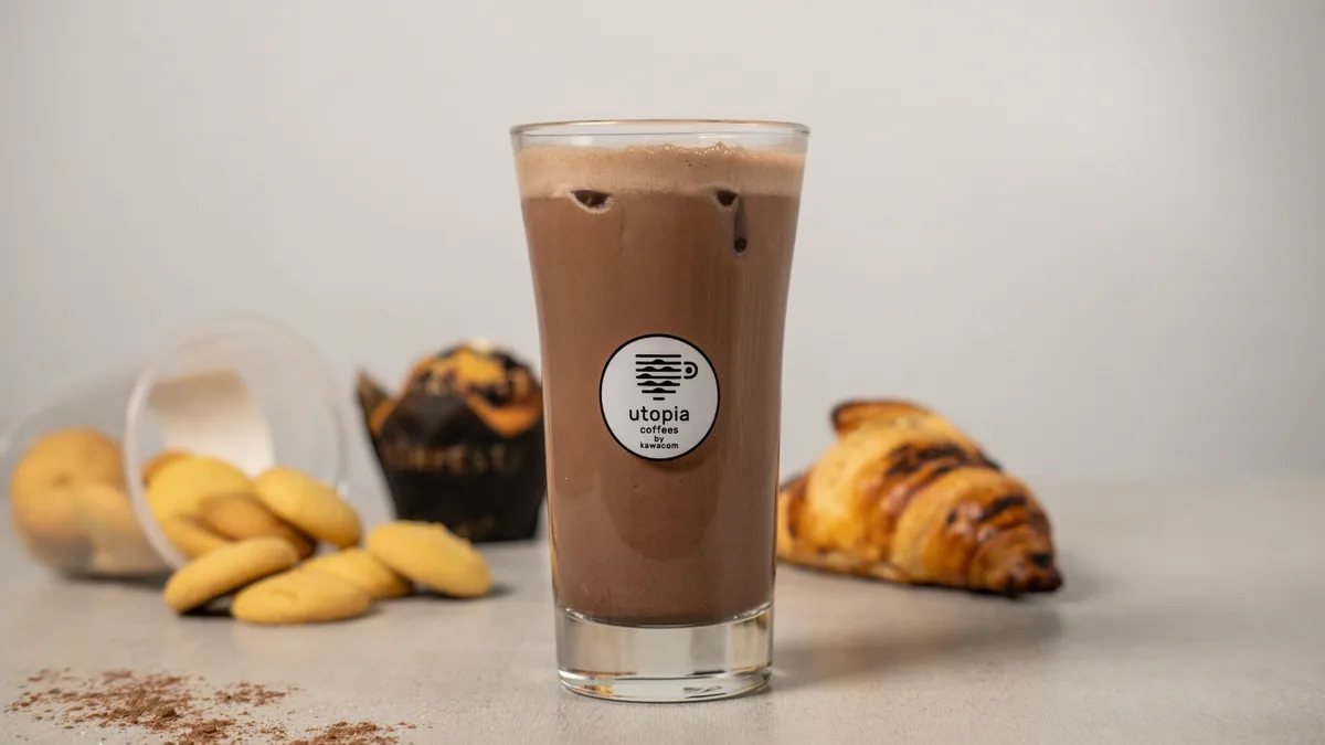 Iced Salted Caramel and Peanut Butter Chocolate