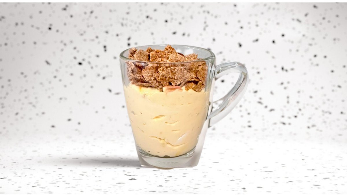 Peach Yogurt with Wholegrain cereals