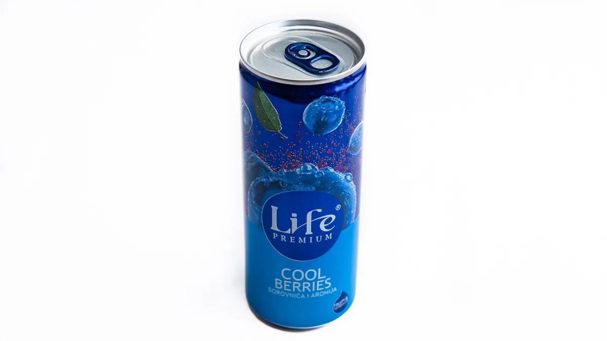 Life borovnica 0.25l