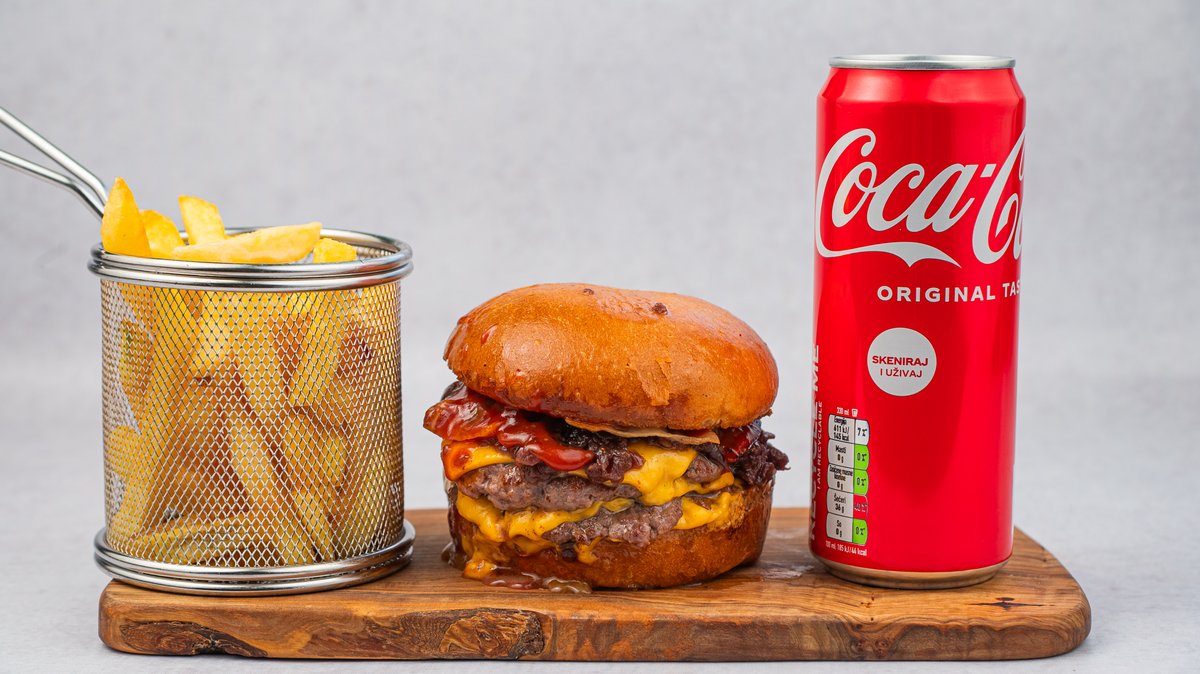 Combo Double BBQ Burger