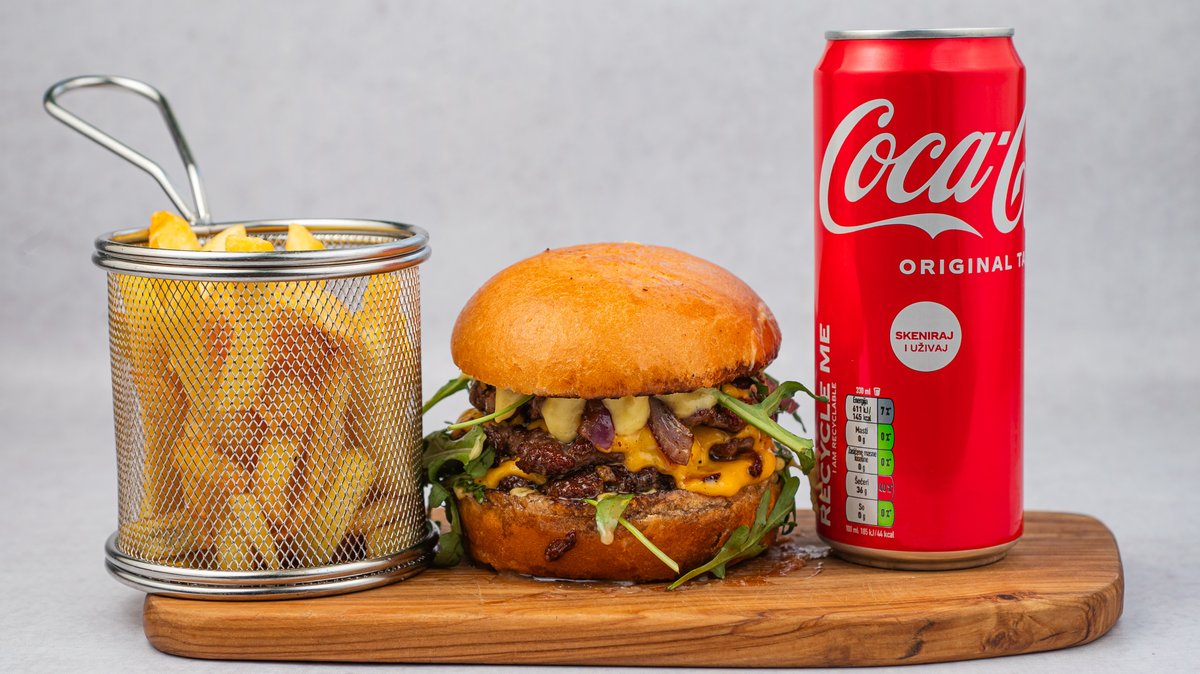 Combo Double Cezar burger