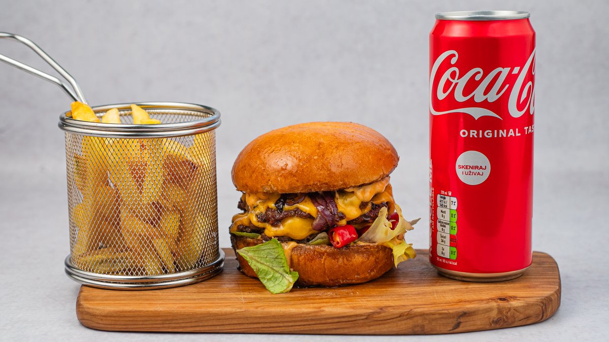 Combo Double Halapenjo burger