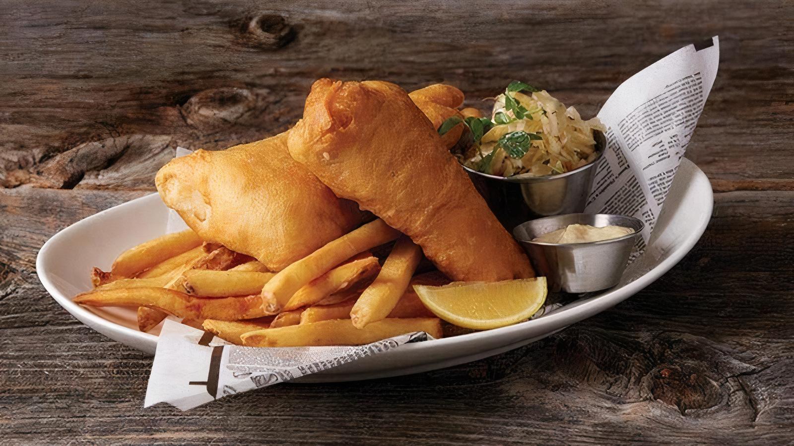 English Style Fish and Chips