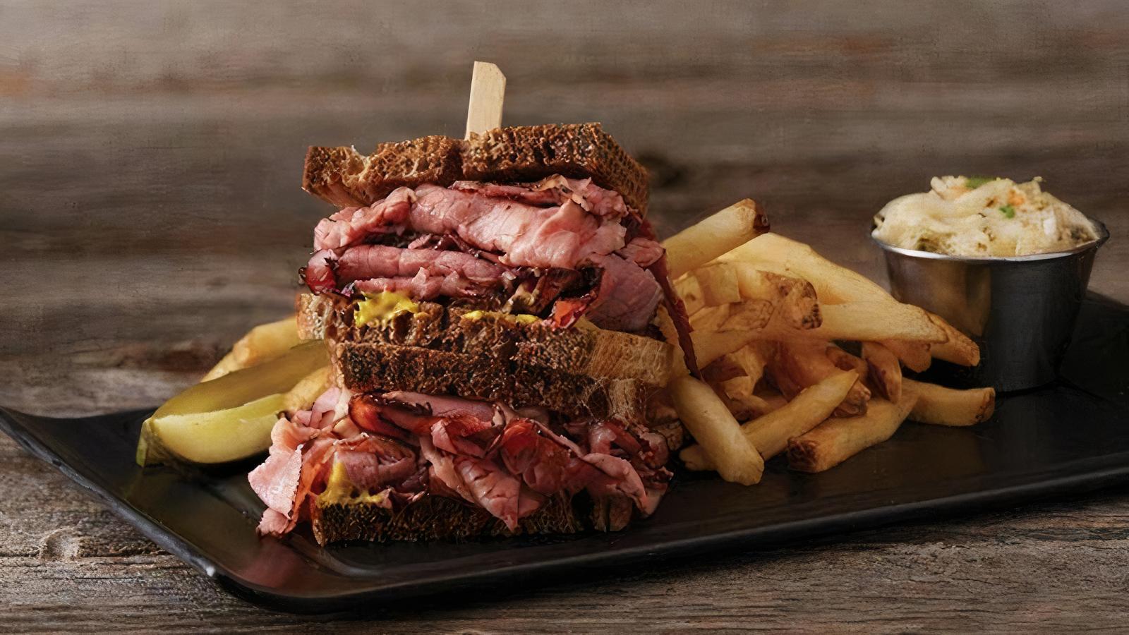 Pastrami Deli Sandwich