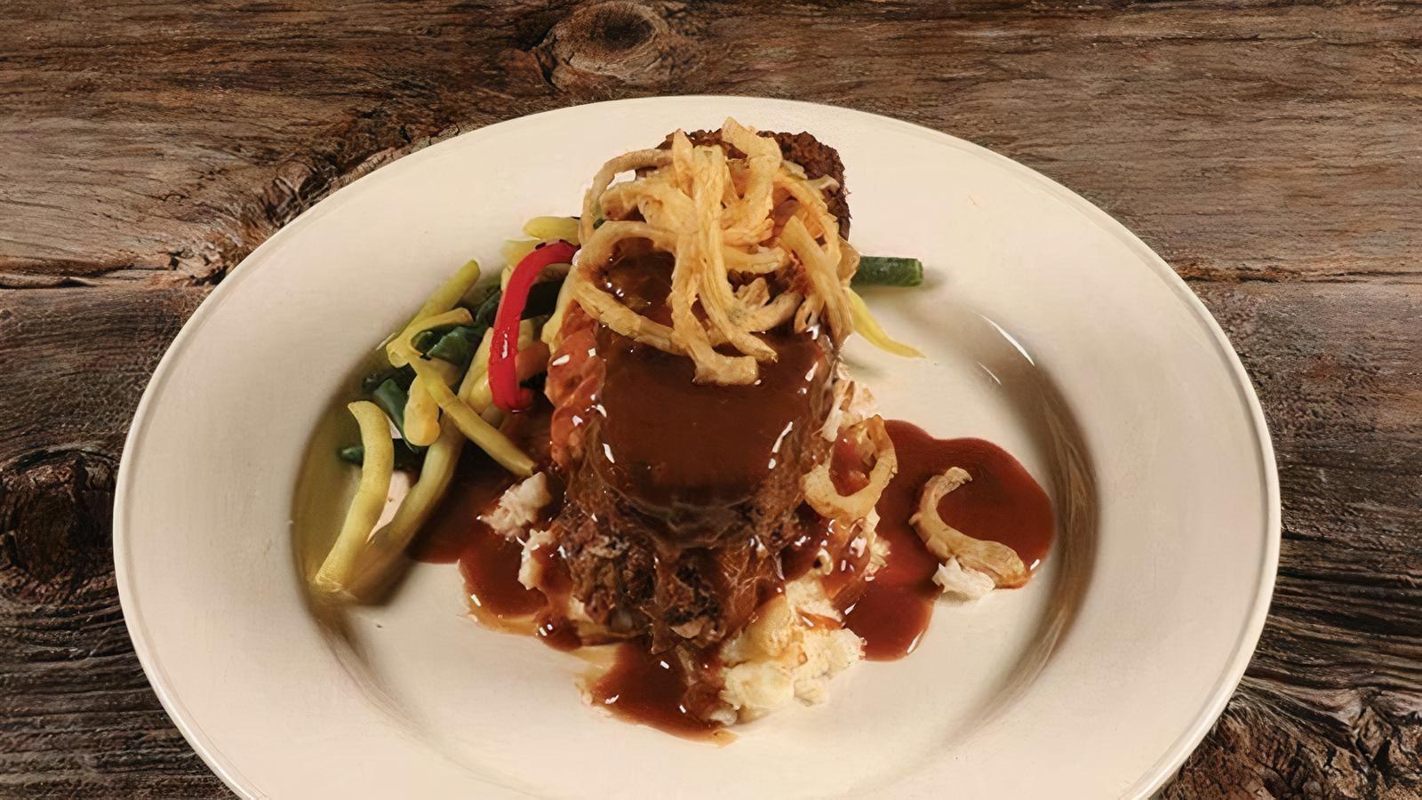 Peppercorn Crusted Beef Meatloaf