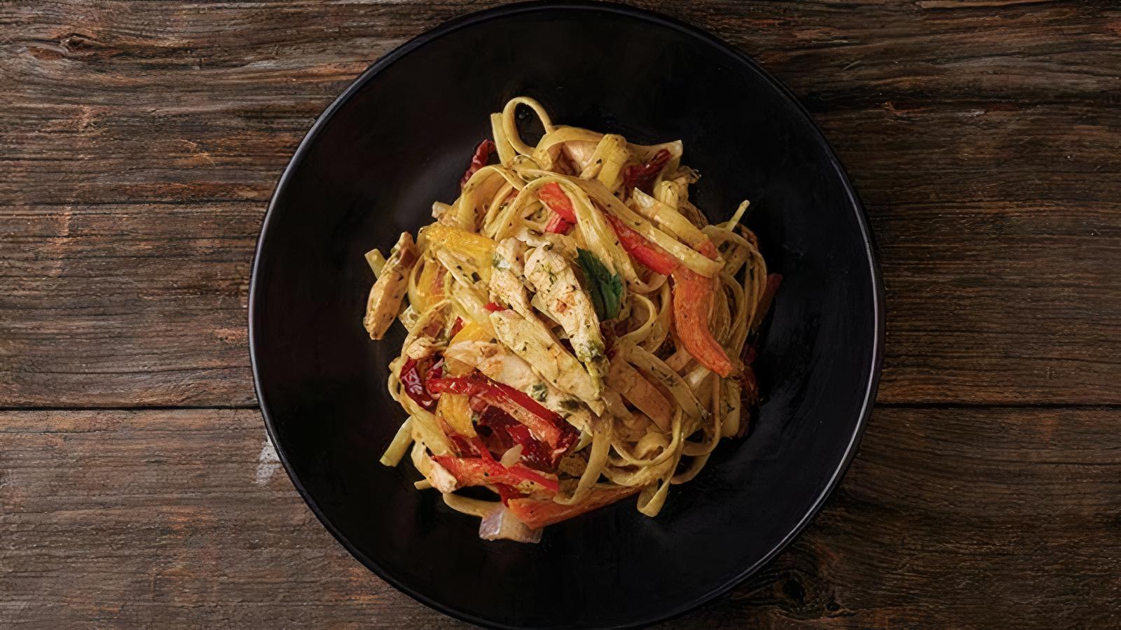 Pesto Chicken Linguine