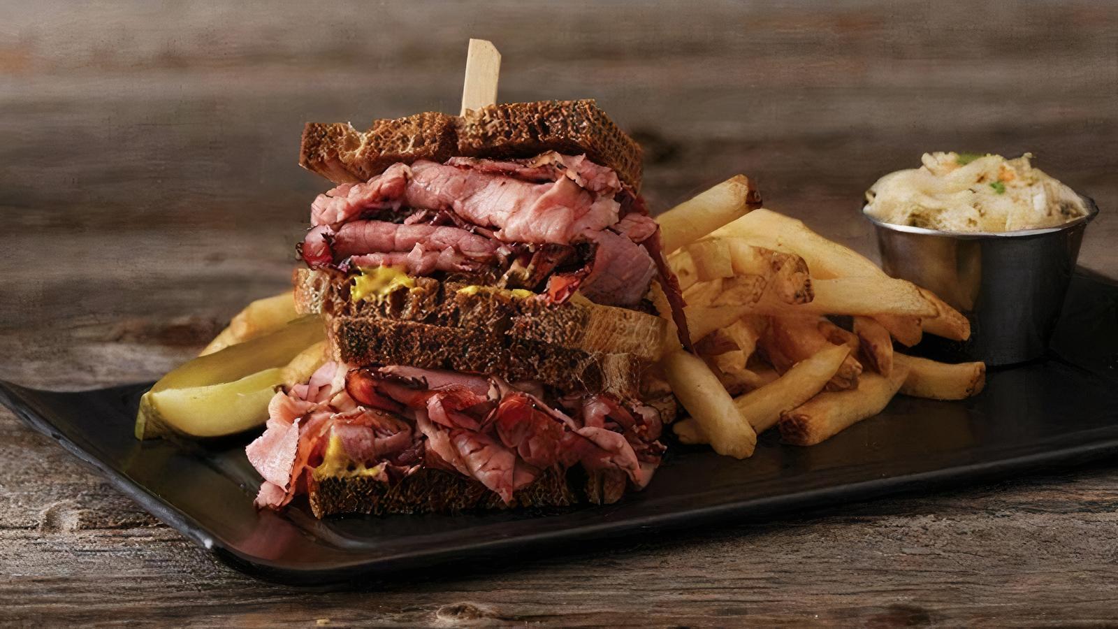 Smoked Meat Deli Sandwich