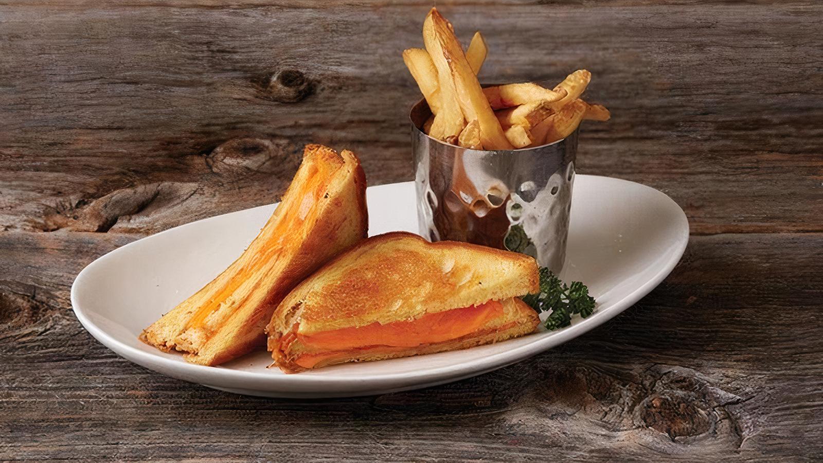 Triple Decker Grilled Cheese