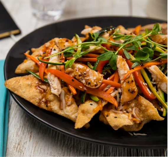 Wonton Nachos