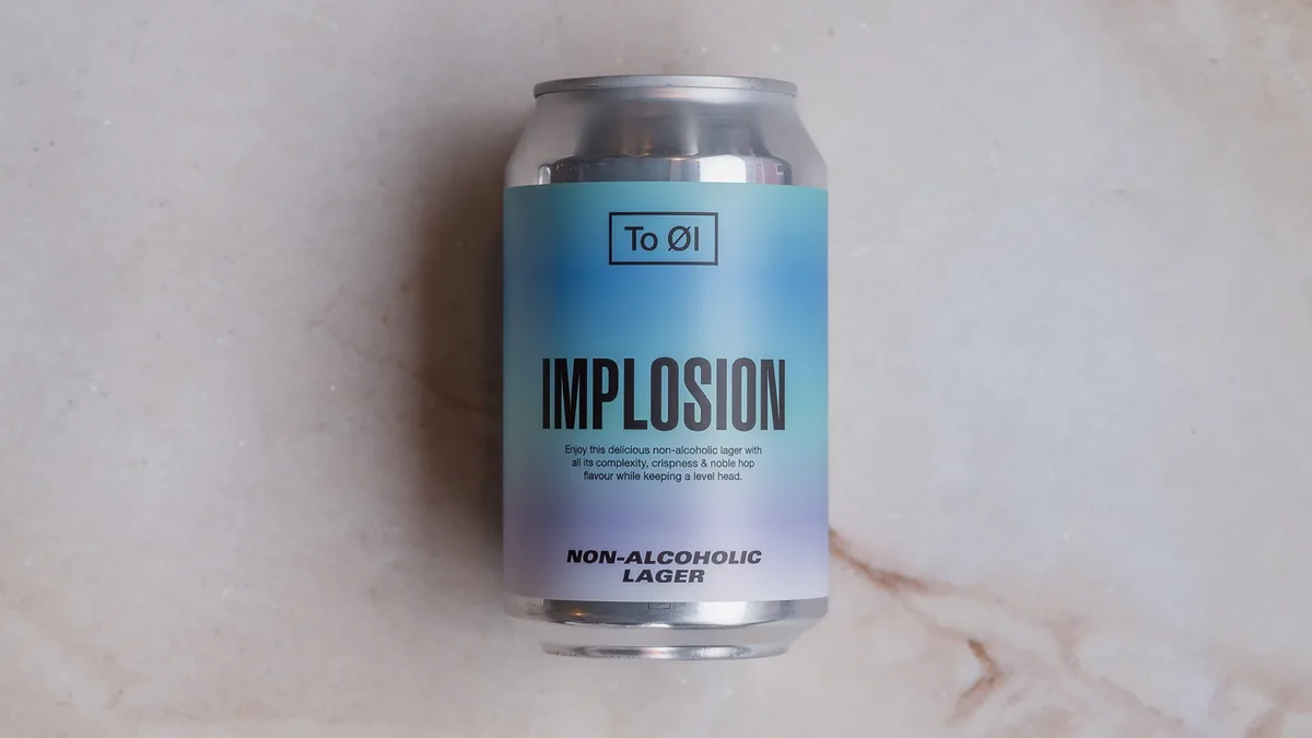 To Øl, Implosion Lager, alkoholfri, 0,33 l
