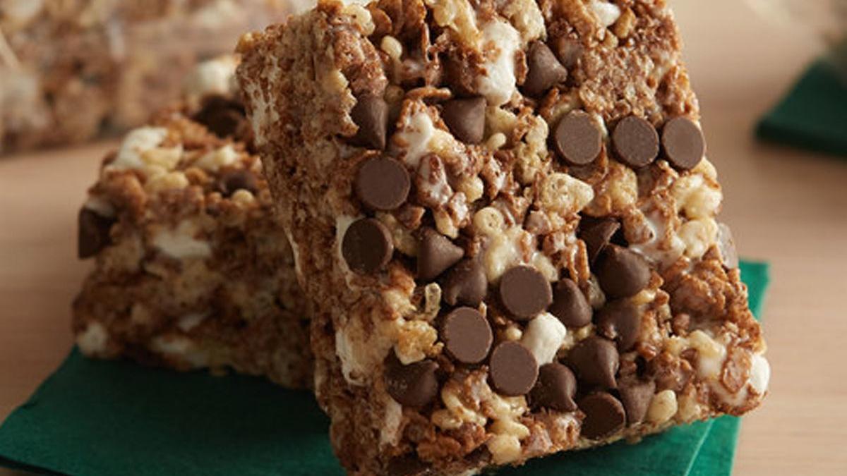 Chocolate Marshmallow Crispy Bar