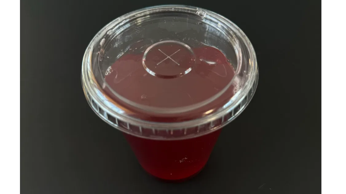 Domowy kompot + kubek jednorazowy