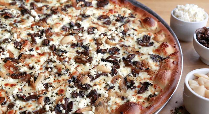 Cauli Mushroom and Garlic Pie