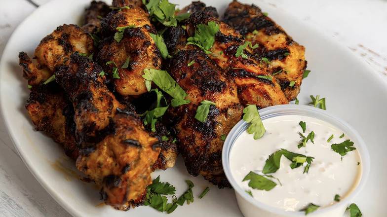 Char-Grilled Hot Wings
