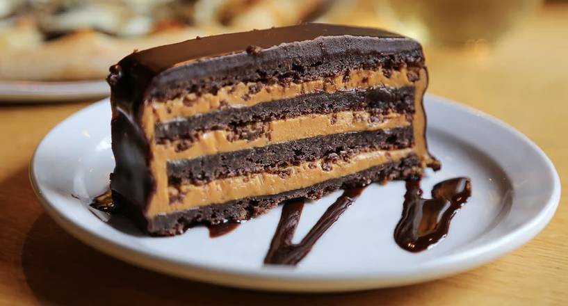 Chocolate Peanut Butter Brownie Terrine