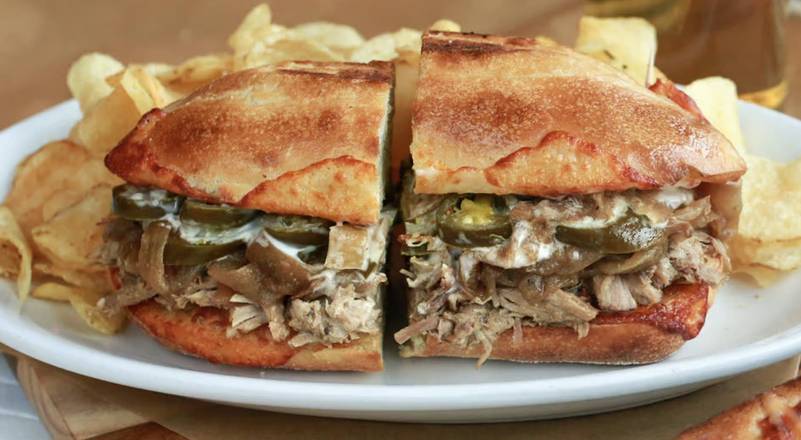 Cuban Pulled Pork Sandwich