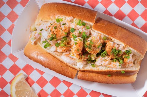 Oregon Bay Shrimp Roll Platter