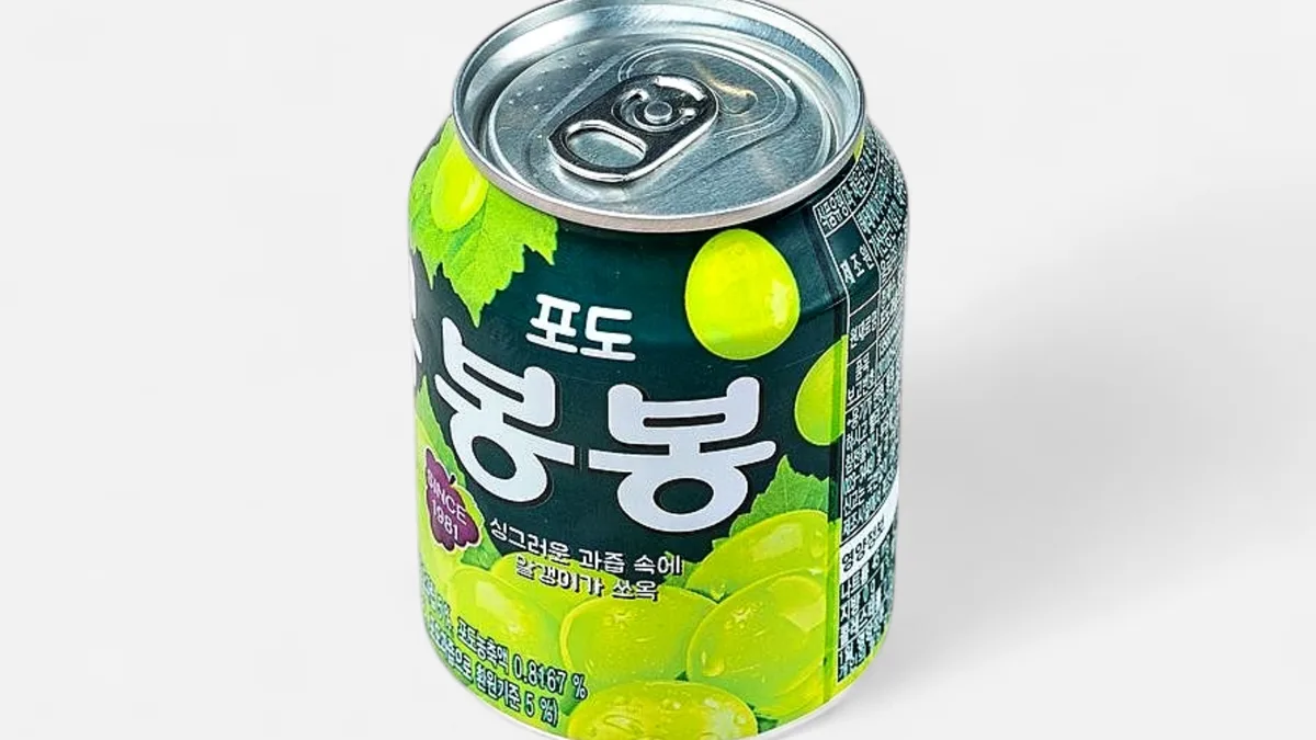 Korean Haitai Grape juice  (including grape pulp)