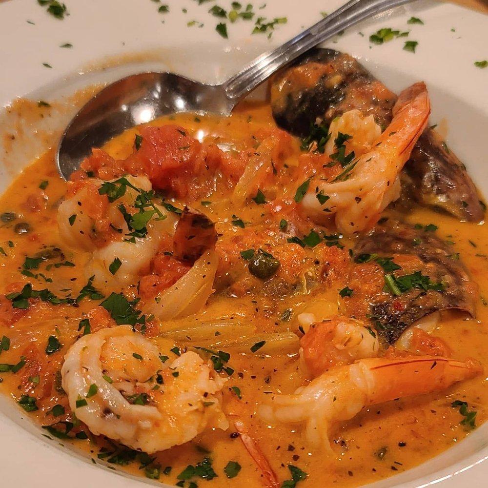 Shrimp And Mussels alla Creme