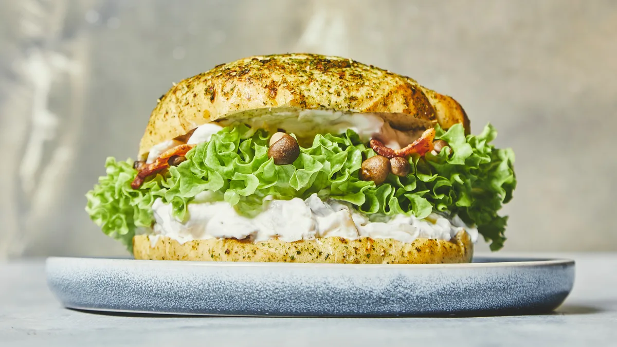 Hønsesalat sandwich