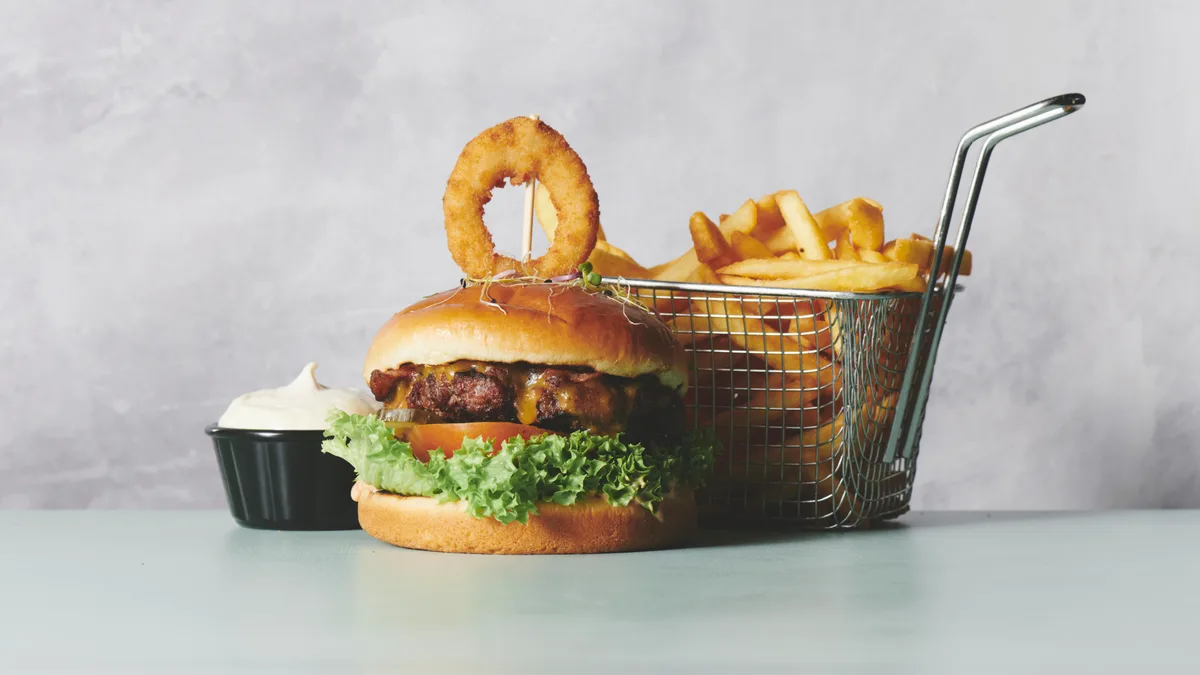 Amerikansk burger single