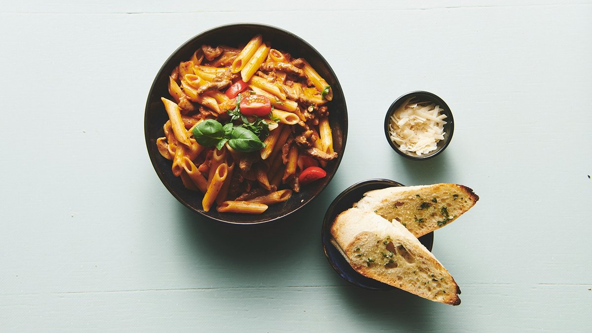 Penne Con Carne
