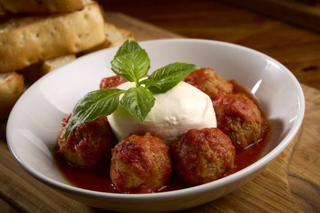 Meatballs and Burrata