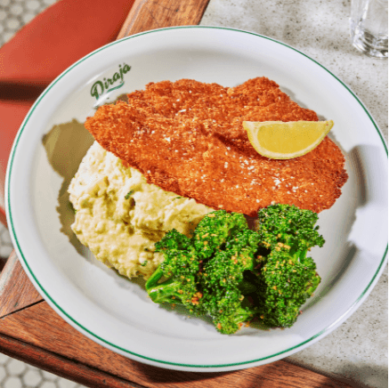 Pf De Peixe Com Purê E Brócolis