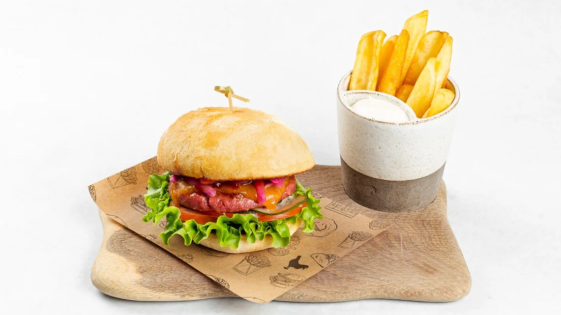 Amazing veganski burger