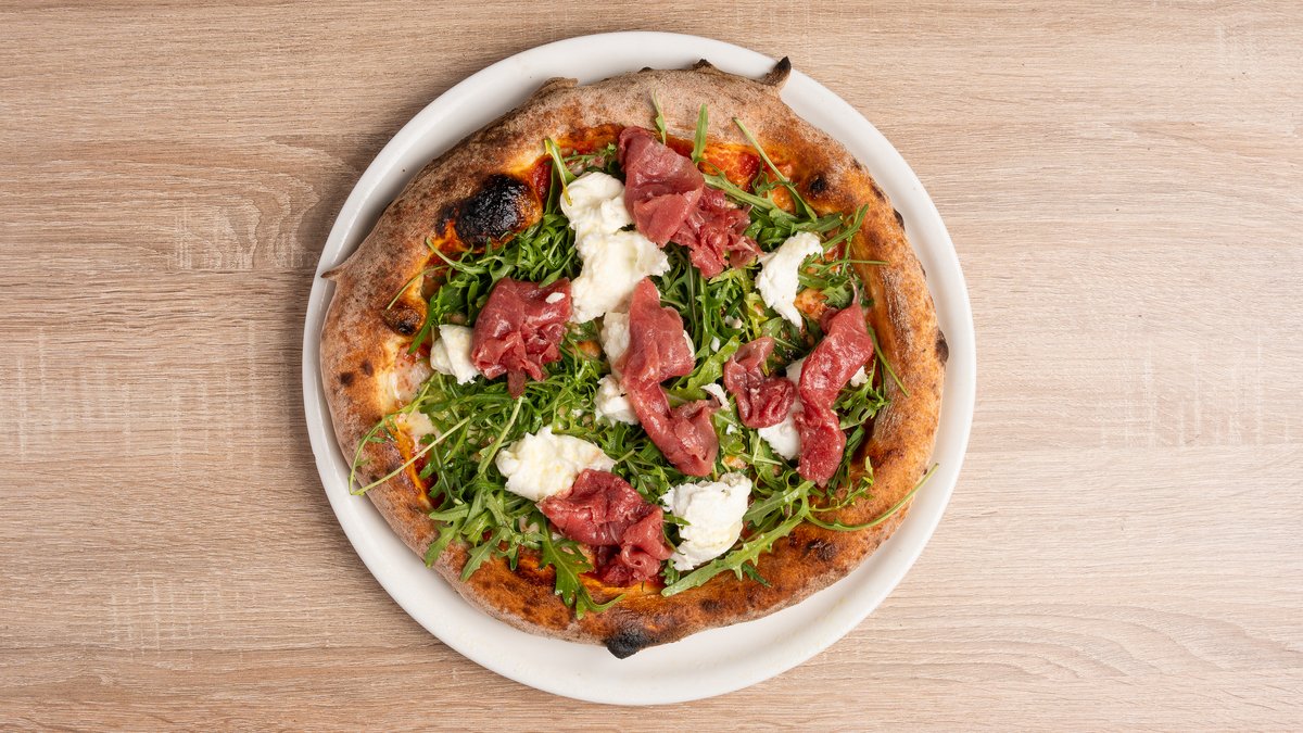 Bresaola ruccola bufala pizza (32 cm)