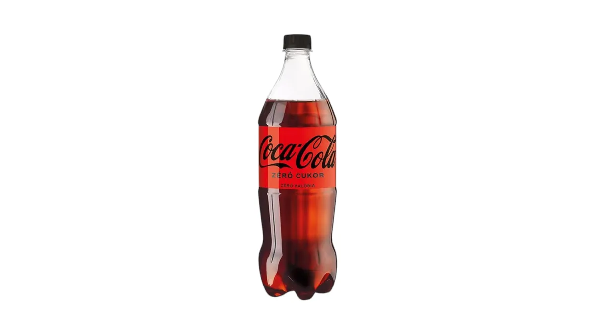 Coca-Cola Zero colaízű energiamentes szénsavas üdítőital édesítőszerekkel 1 l