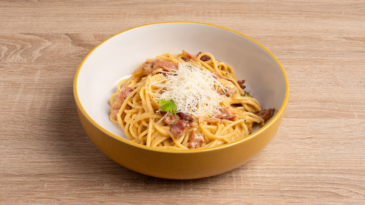 Spaghetti carbonara tejszín nélkül