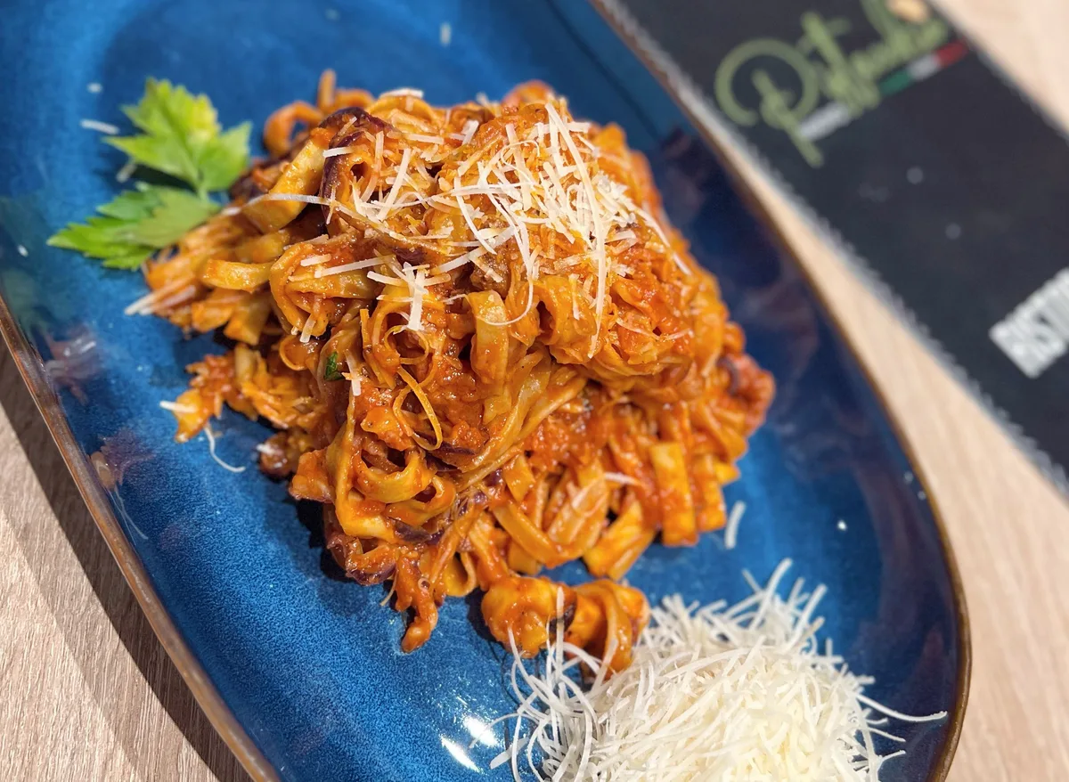 Tagliatelle all'amatriciana