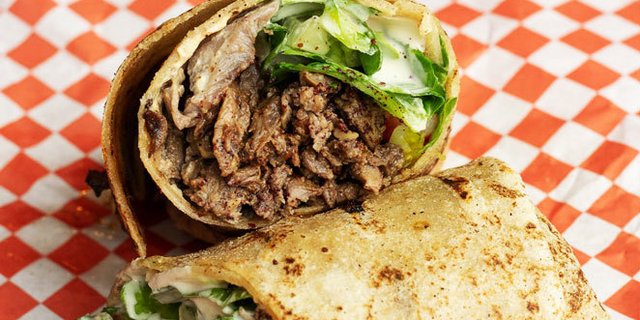 Beef Shawarma Wrap