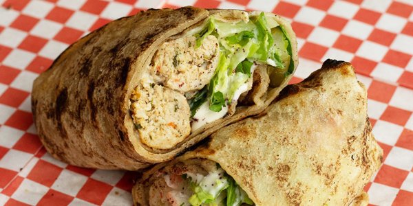 Chicken Kufta Wrap