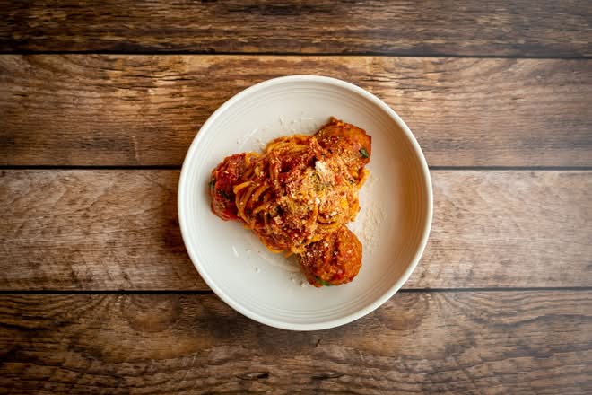 SPAGHETTI and MEATBALLS