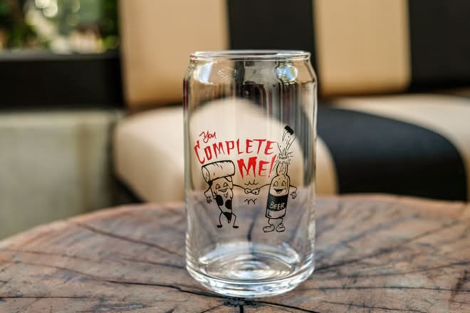 YOU COMPLETE ME GLASS