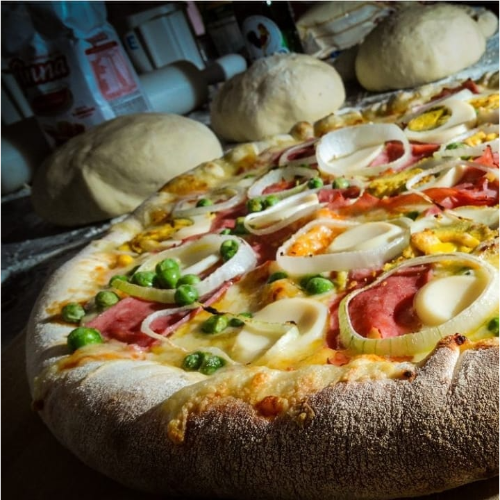 Pizza Média 2 Sabores (6 Pedaços)