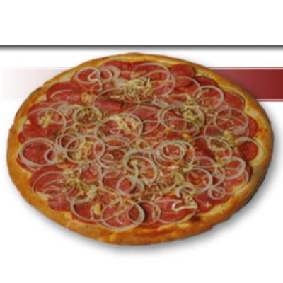 Pizza Calabresa (8 Fatias + Pizza Chocolate ao Leite (4 Fatias