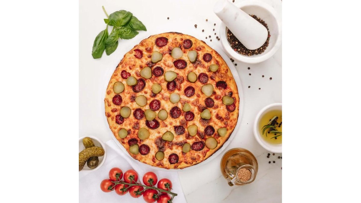 Pizza Romanița Picantă (28 cm) - 475g
