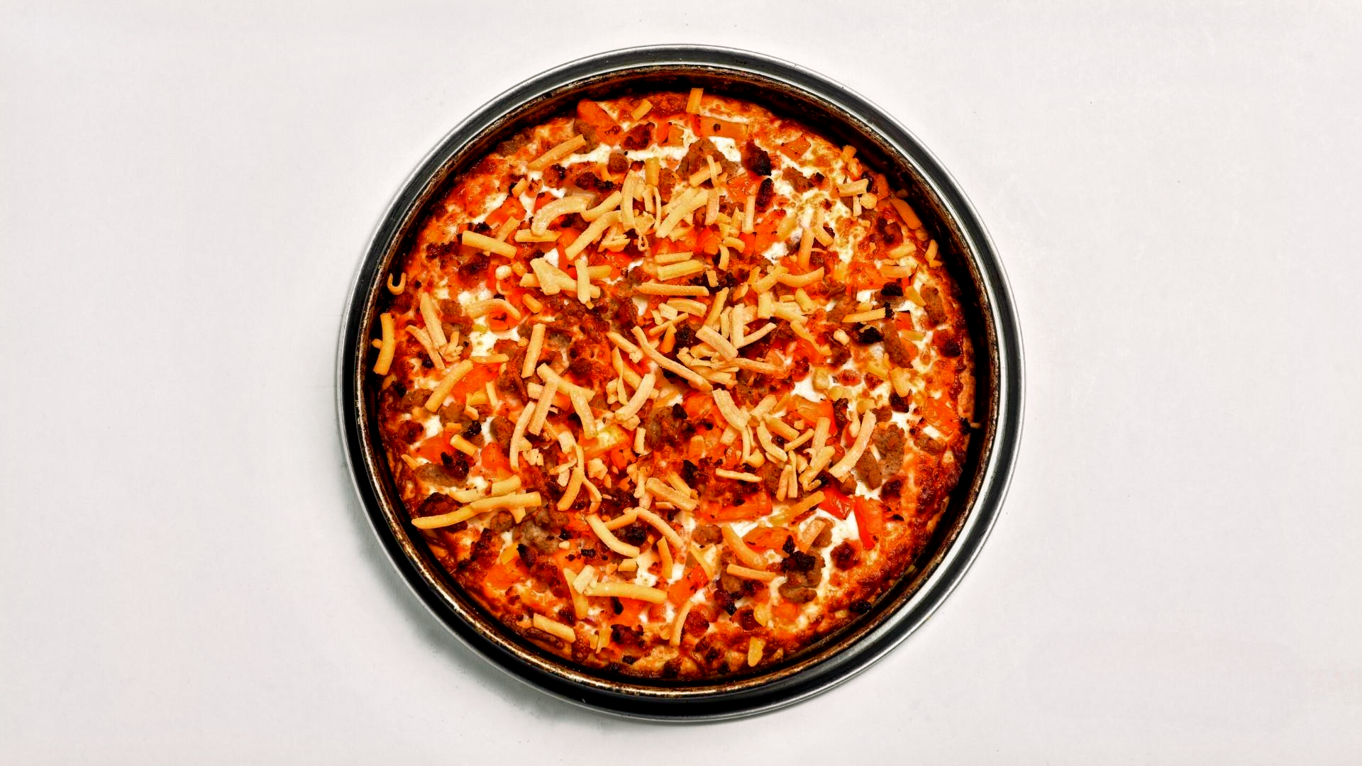 Bacon Burger Pizza