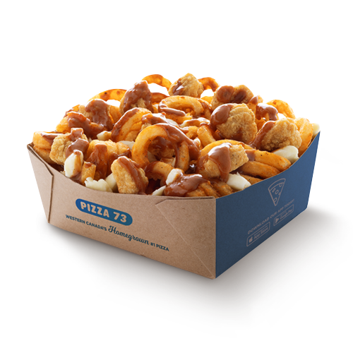 Large Butter Popcorn Chicken Poutine