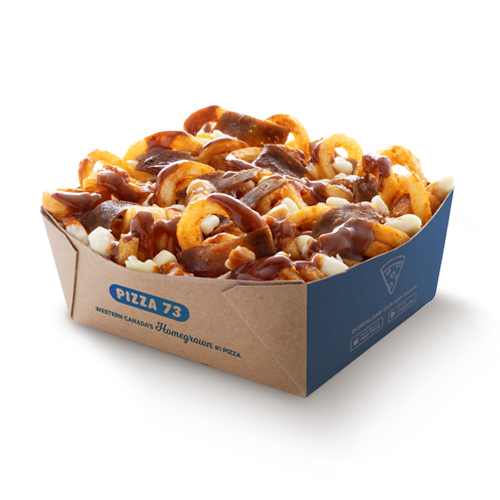 Large Donair Curly Fries Poutine