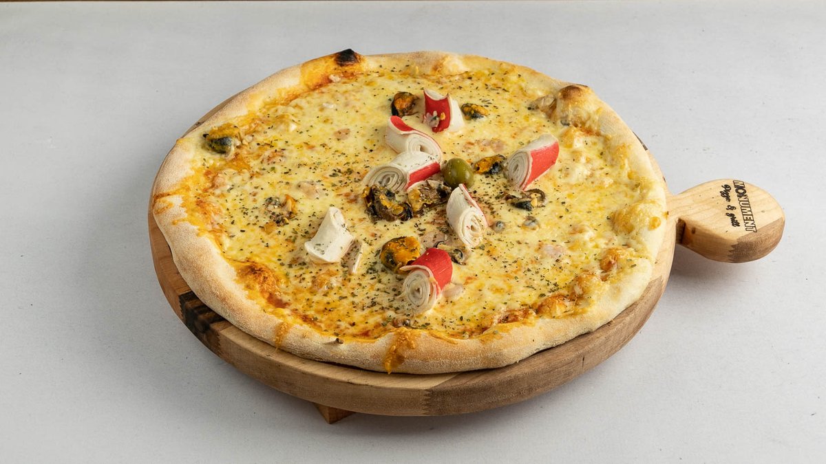 Pizza s plodovima mora